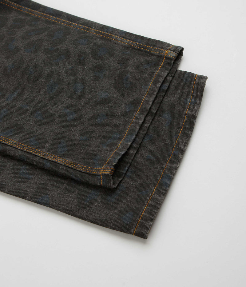 Butter Goods Leopard Jeans in Black