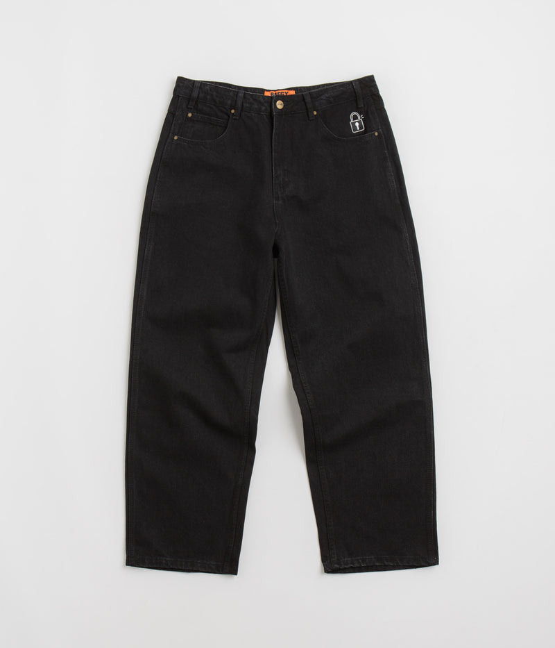 Butter Goods Lock Baggy Jeans in Flat Black