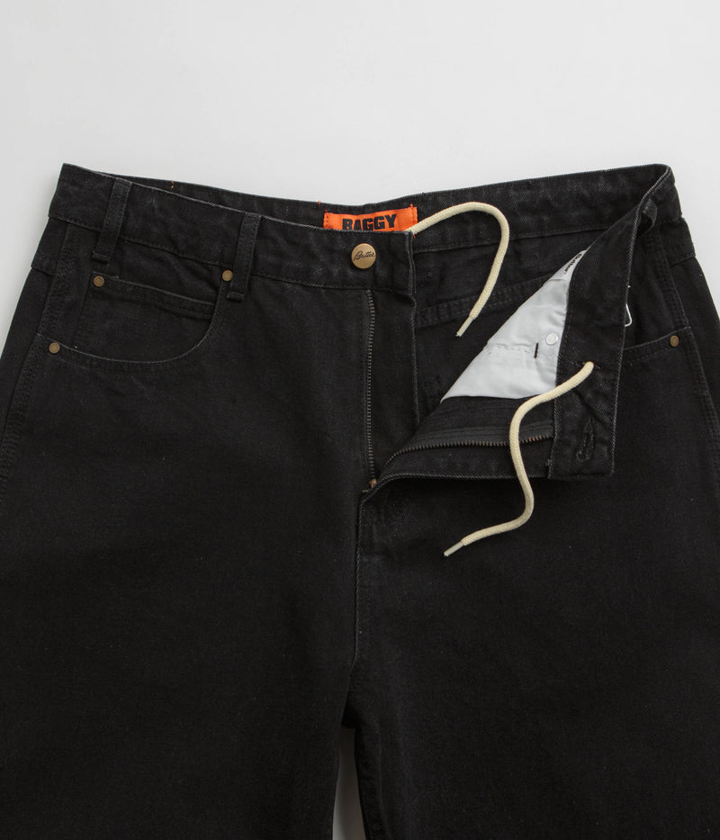 Butter Goods Lock Baggy Jeans in Flat Black