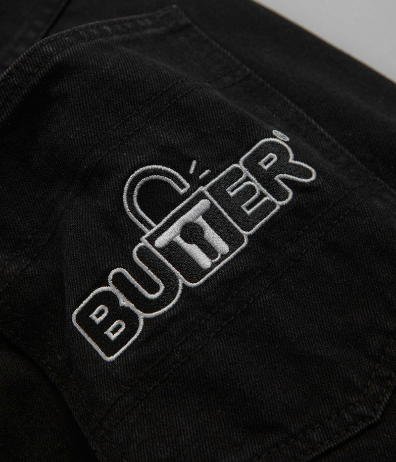 Butter Goods Lock Baggy Jeans in Flat Black