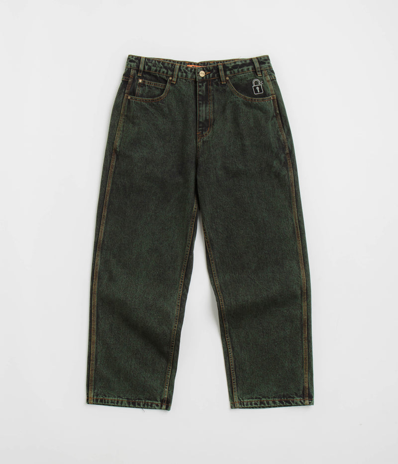Butter Goods Lock Baggy Jeans in Washed Ivy