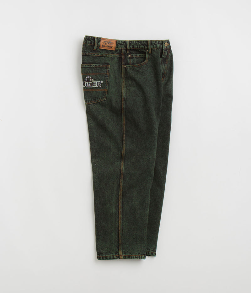 Butter Goods Lock Baggy Jeans in Washed Ivy