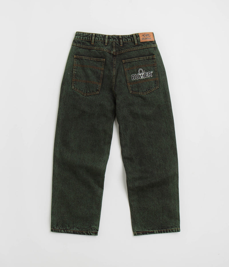 Butter Goods Lock Baggy Jeans in Washed Ivy