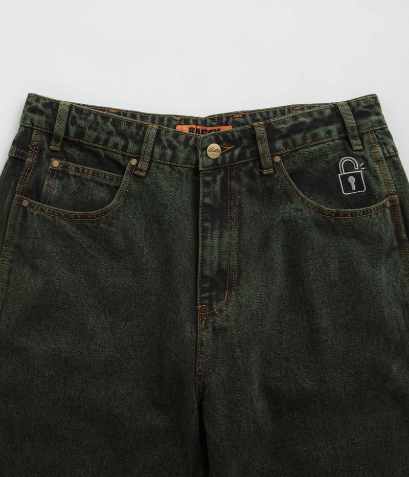 Butter Goods Lock Baggy Jeans in Washed Ivy