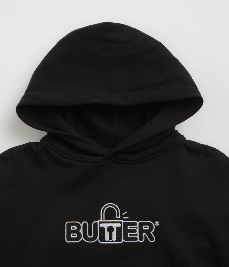 Butter Goods Lock Hoodie in Black