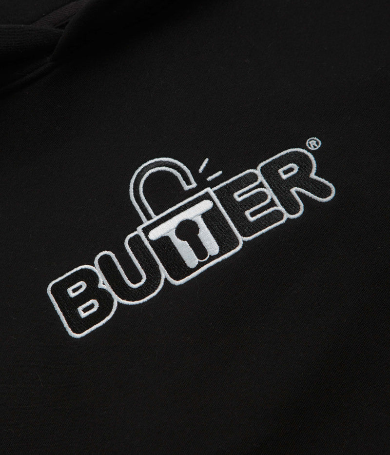 Butter Goods Lock Hoodie in Black