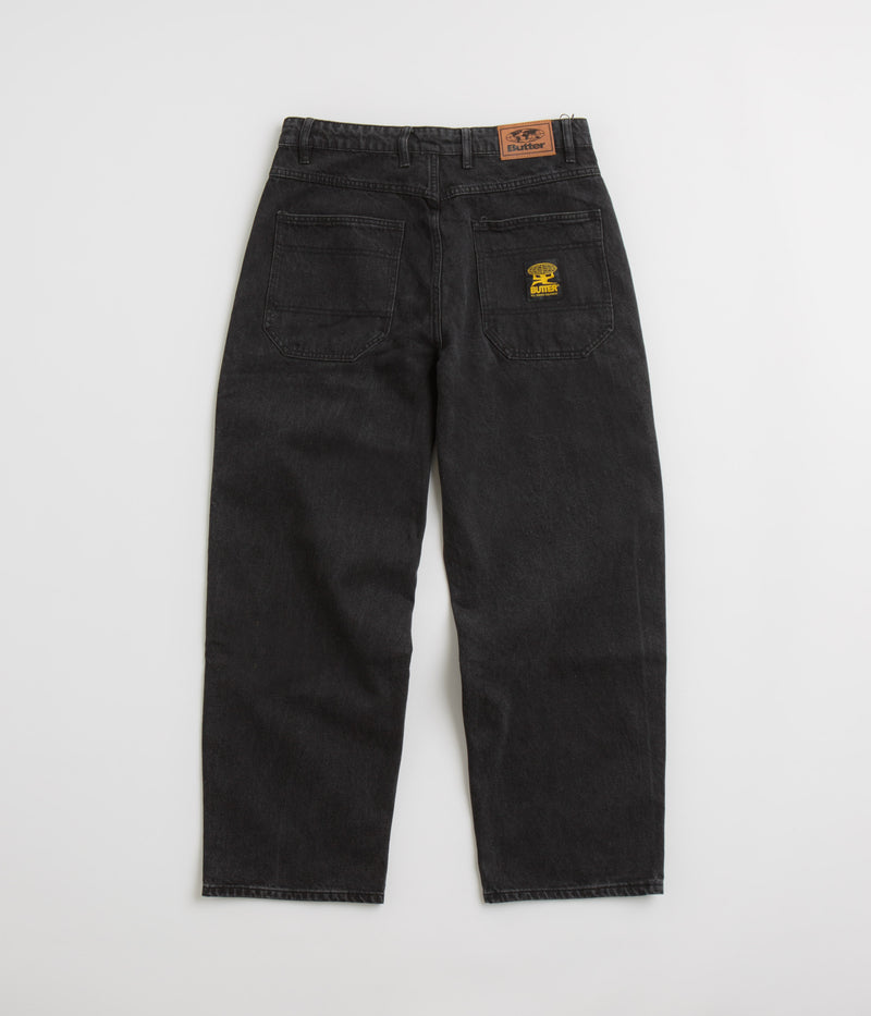 Butter Goods Patch Pocket Jeans in Faded Black