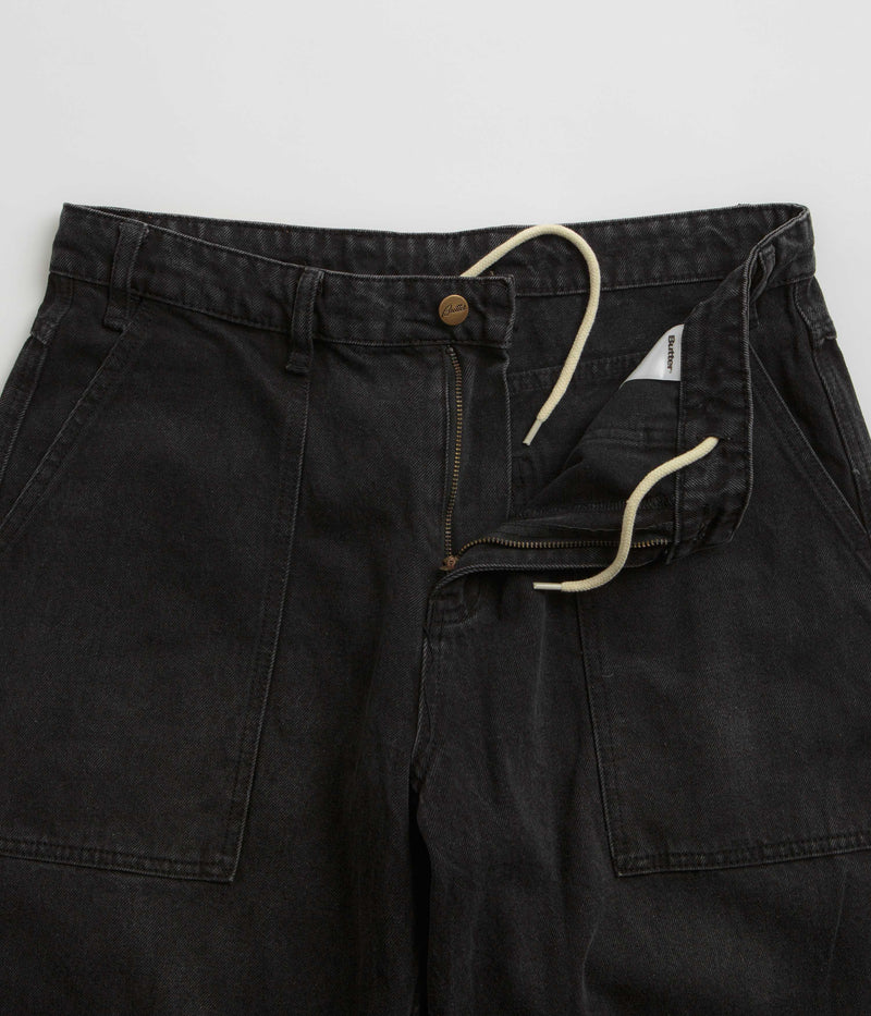 Butter Goods Patch Pocket Jeans in Faded Black