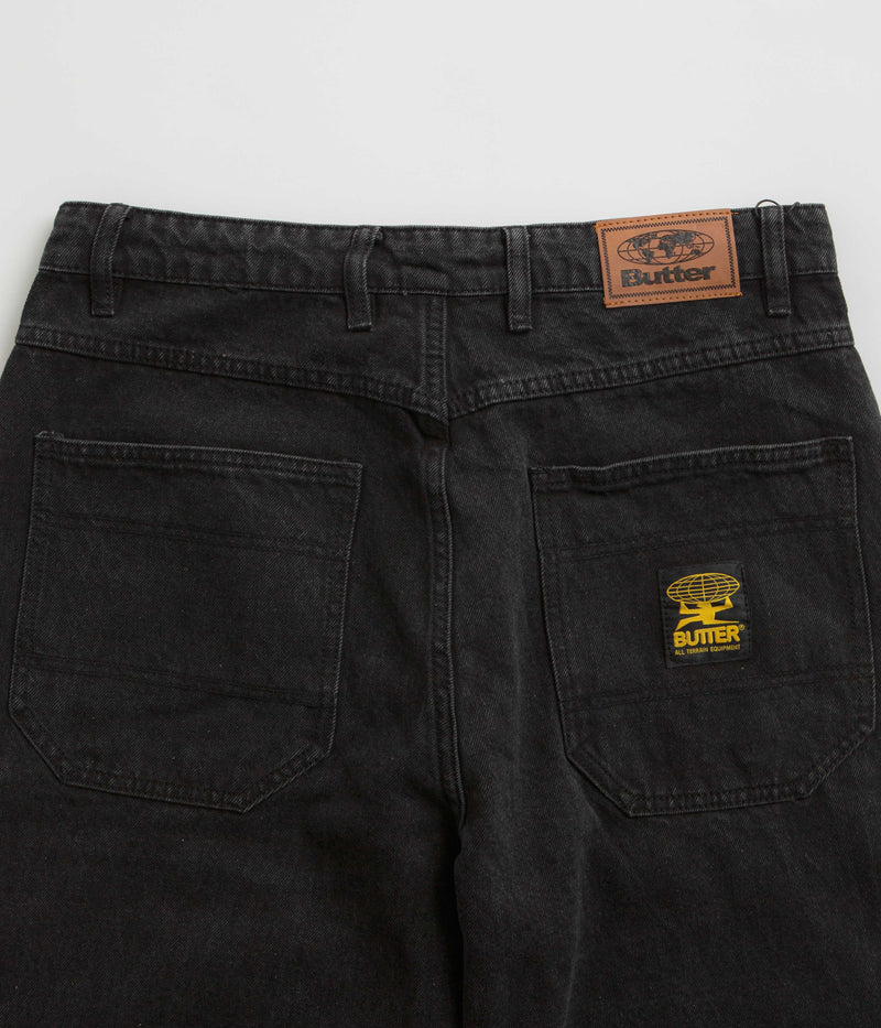 Butter Goods Patch Pocket Jeans in Faded Black