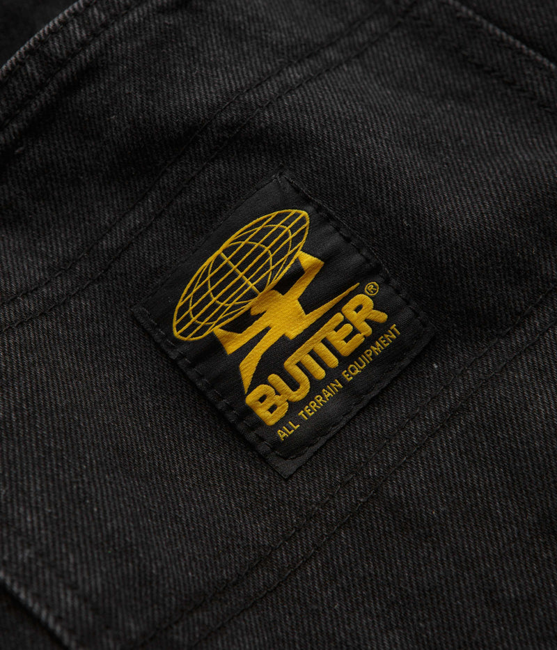 Butter Goods Patch Pocket Jeans in Faded Black