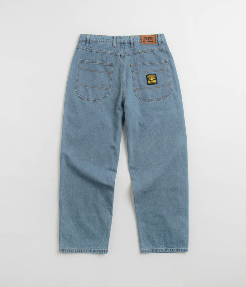 Butter Goods Patch Pocket Jeans in Faded Blue
