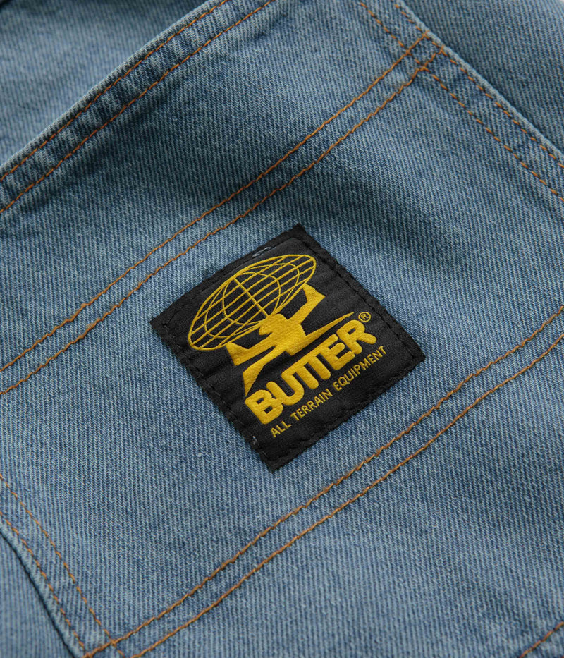 Butter Goods Patch Pocket Jeans in Faded Blue