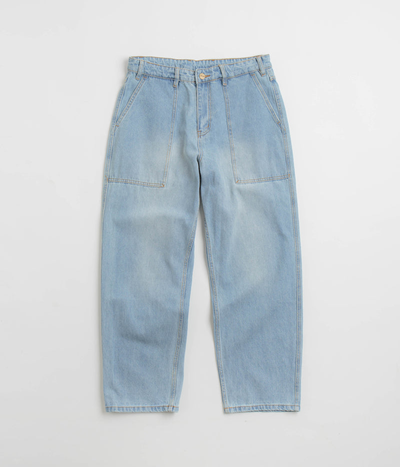 Butter Goods Patch Pocket Jeans in Faded Light Blue