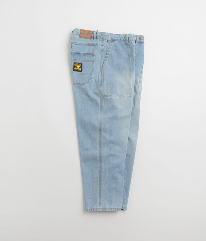 Butter Goods Patch Pocket Jeans in Faded Light Blue