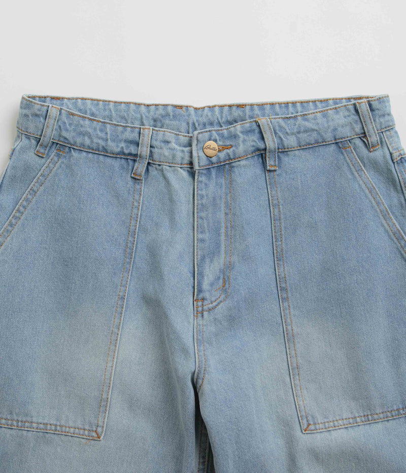 Butter Goods Patch Pocket Jeans in Faded Light Blue