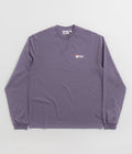 Butter Goods Pigment Dye Long Sleeve T-Shirt in Dusk