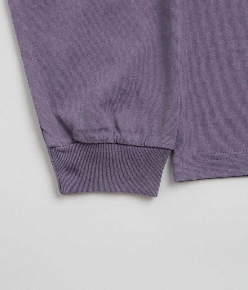 Butter Goods Pigment Dye Long Sleeve T-Shirt in Dusk