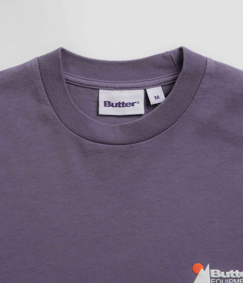 Butter Goods Pigment Dye Long Sleeve T-Shirt in Dusk