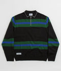 Butter Goods Polo Knit Sweatshirt in Black