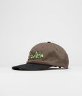 Butter Goods Pooch Cap in Brown and Black