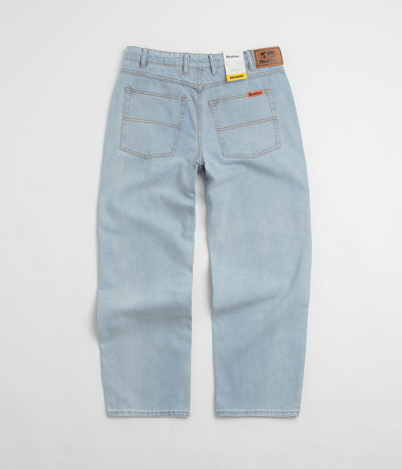 Butter Goods Relaxed Jeans in Light Blue and Blue