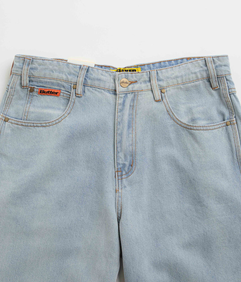 Butter Goods Relaxed Jeans in Light Blue and Blue