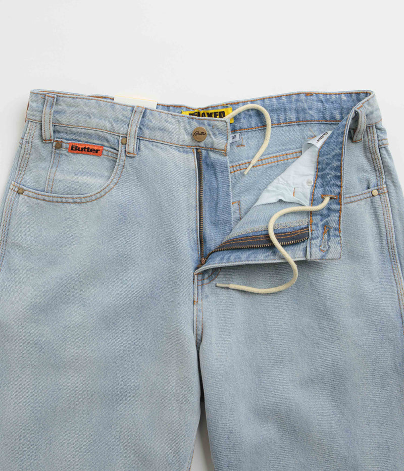 Butter Goods Relaxed Jeans in Light Blue and Blue