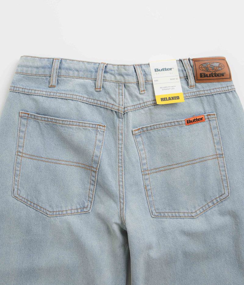 Butter Goods Relaxed Jeans in Light Blue and Blue