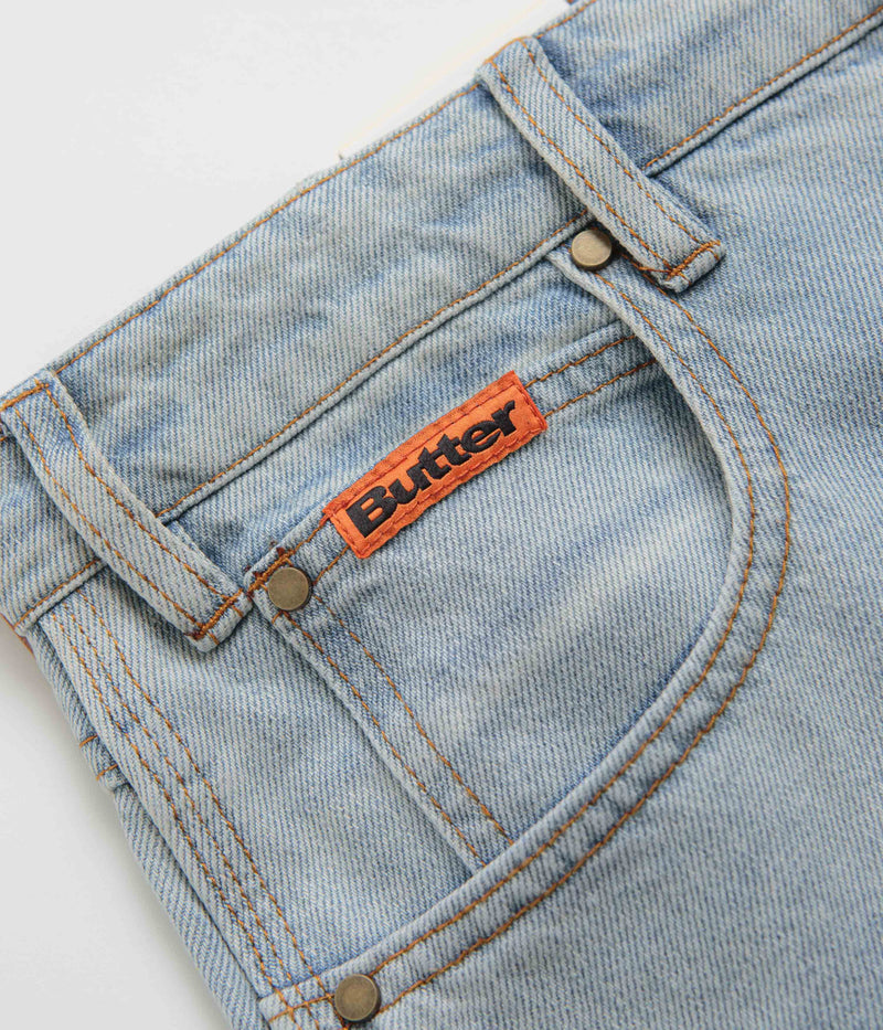Butter Goods Relaxed Jeans in Light Blue and Blue
