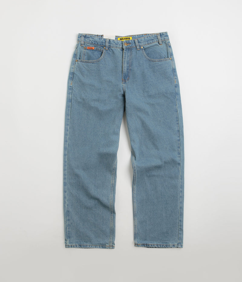 Butter Goods Relaxed Jeans in Washed Indigo and Indigo