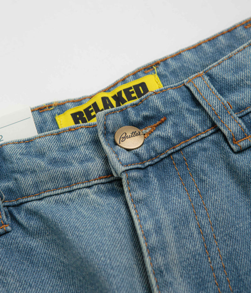 Butter Goods Relaxed Jeans in Washed Indigo and Indigo