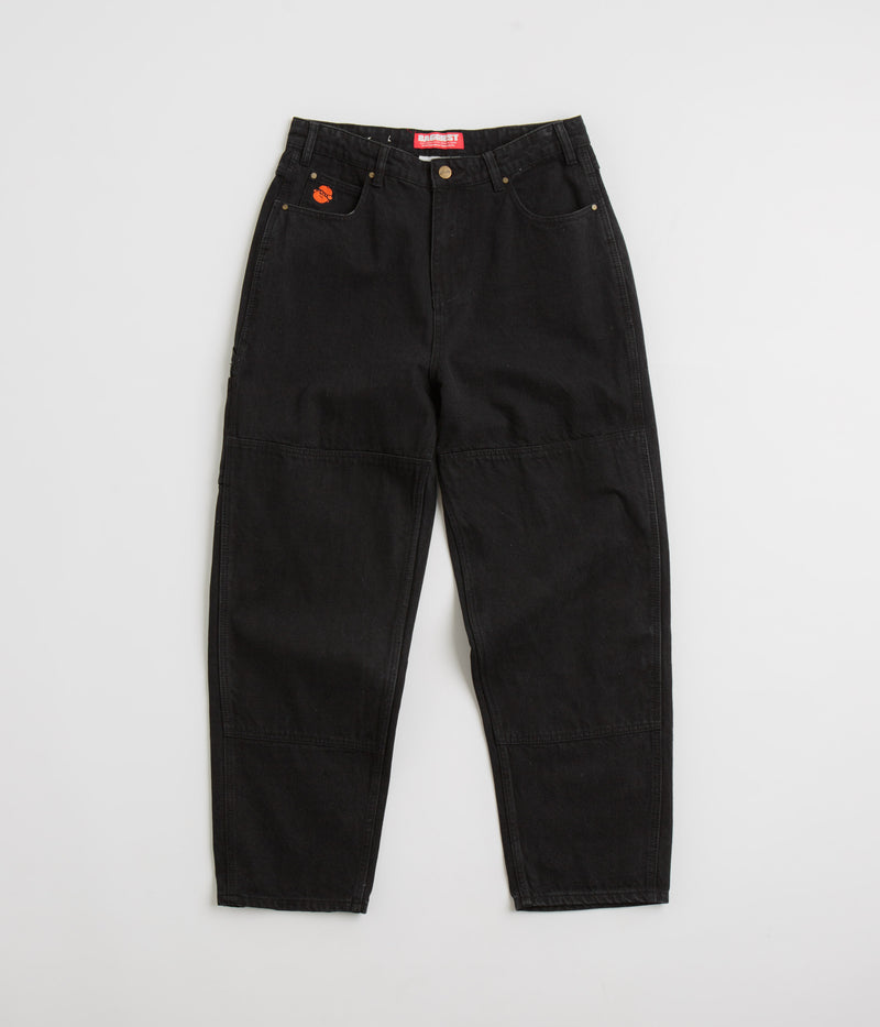 Butter Goods Santosuosso Double Knee Jeans in Washed Black