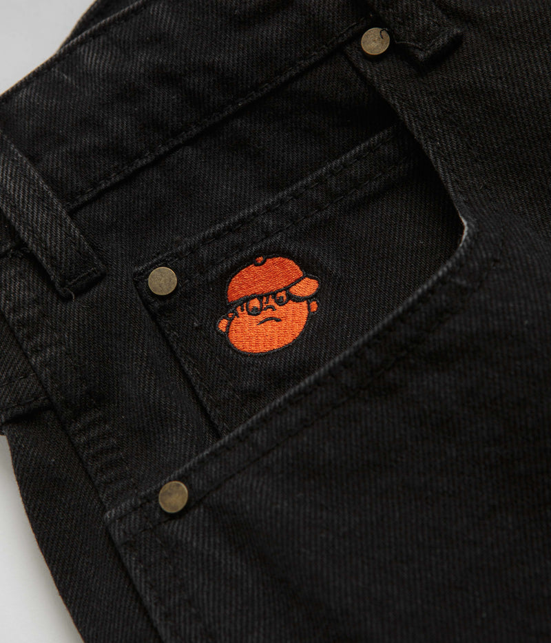Butter Goods Santosuosso Double Knee Jeans in Washed Black