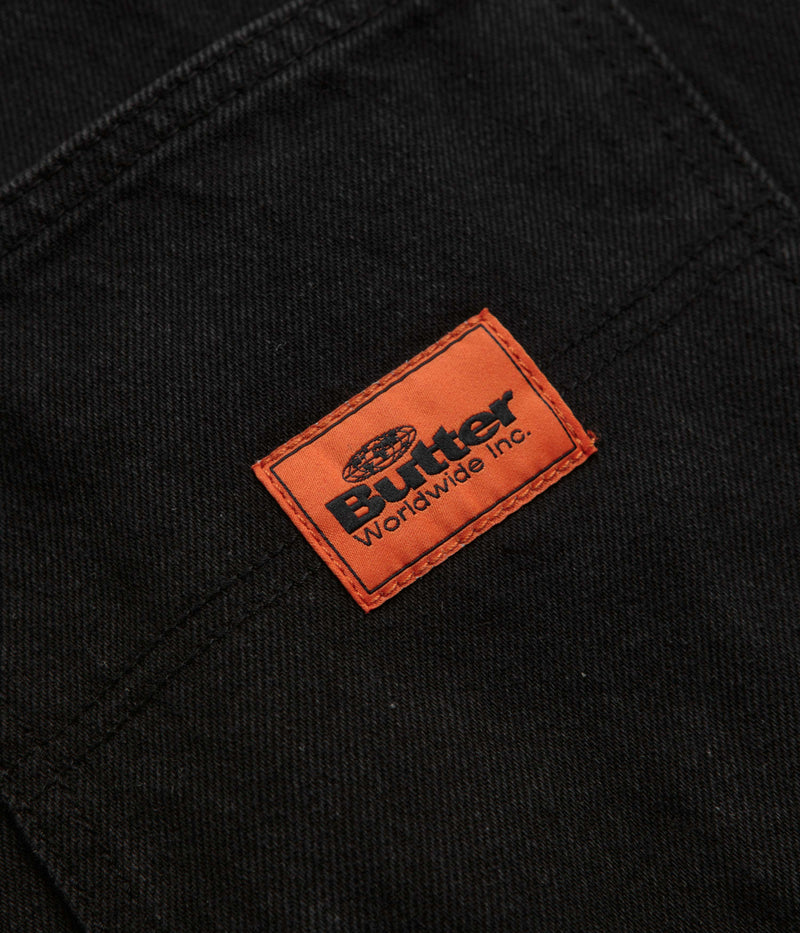 Butter Goods Santosuosso Double Knee Jeans in Washed Black