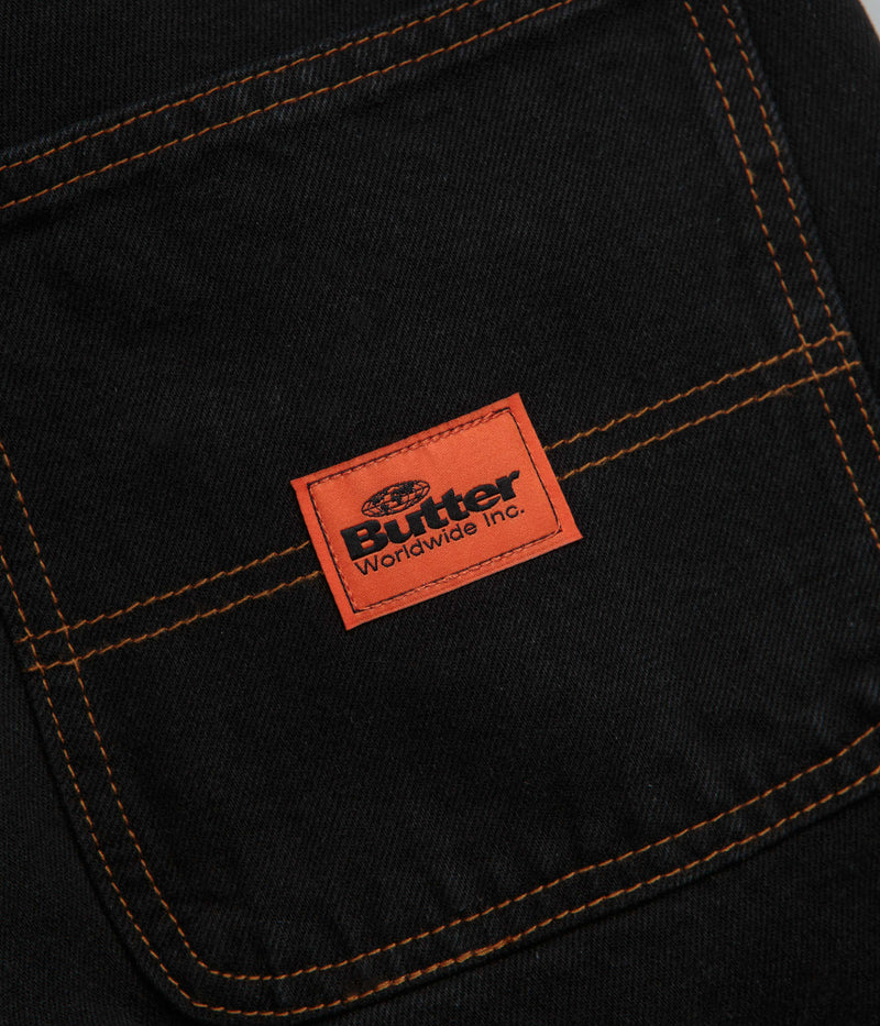 Butter Goods Santosuosso Jeans in Washed Black and Orange