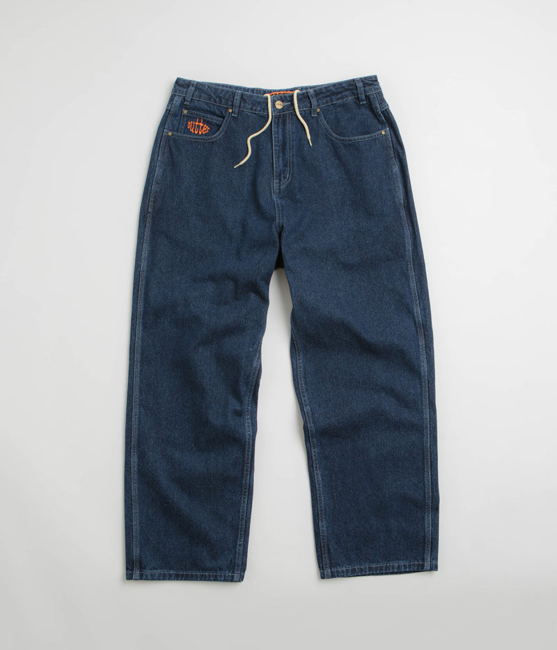 Butter Goods Spider Jeans in Dark Indigo