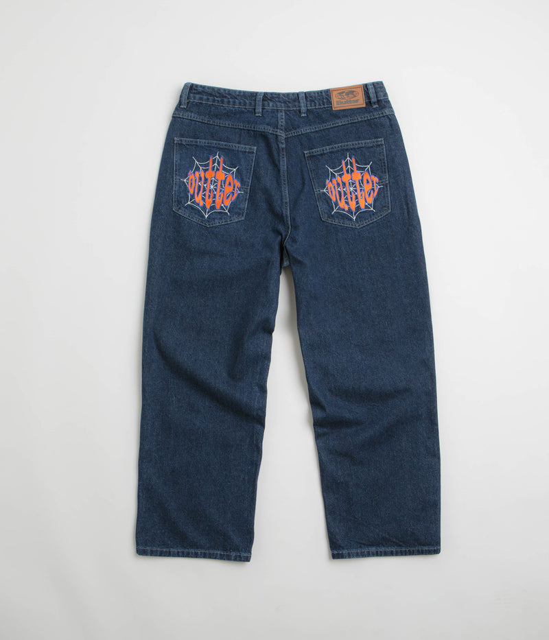 Butter Goods Spider Jeans in Dark Indigo