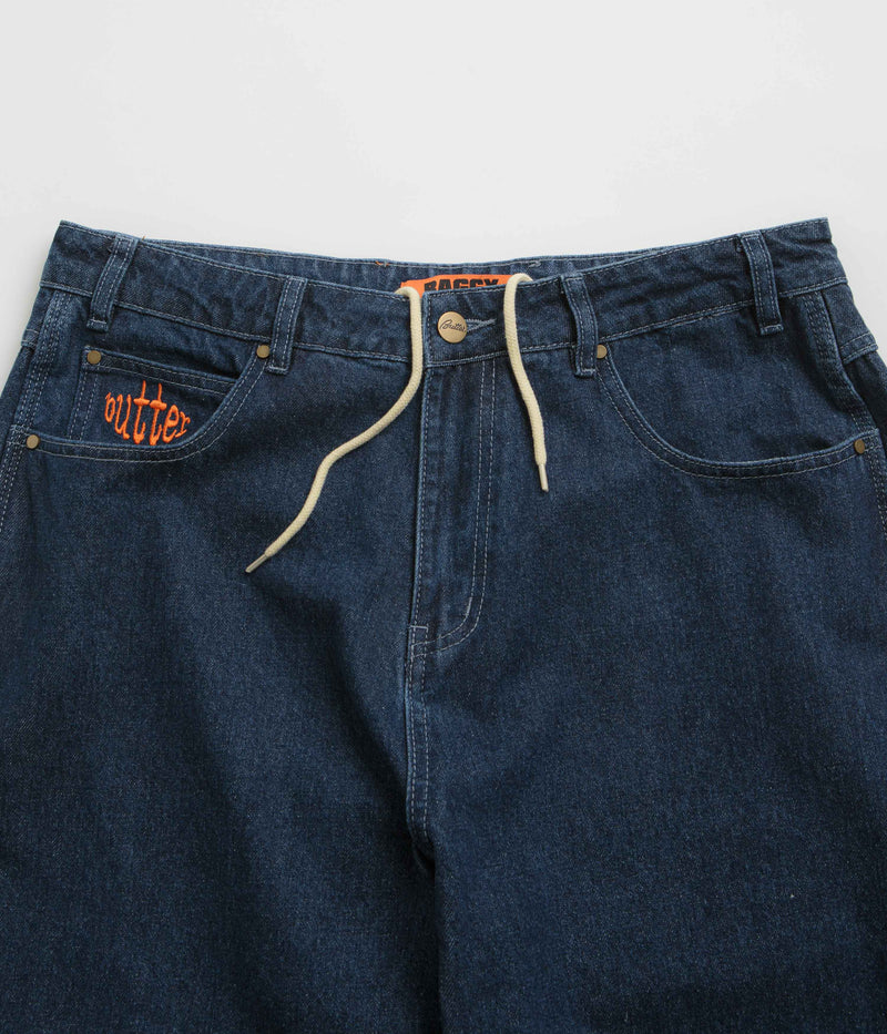 Butter Goods Spider Jeans in Dark Indigo