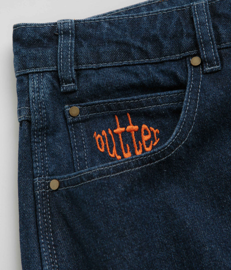 Butter Goods Spider Jeans in Dark Indigo