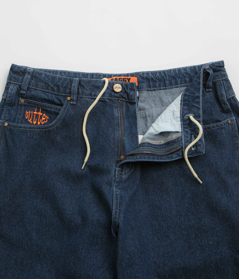 Butter Goods Spider Jeans in Dark Indigo