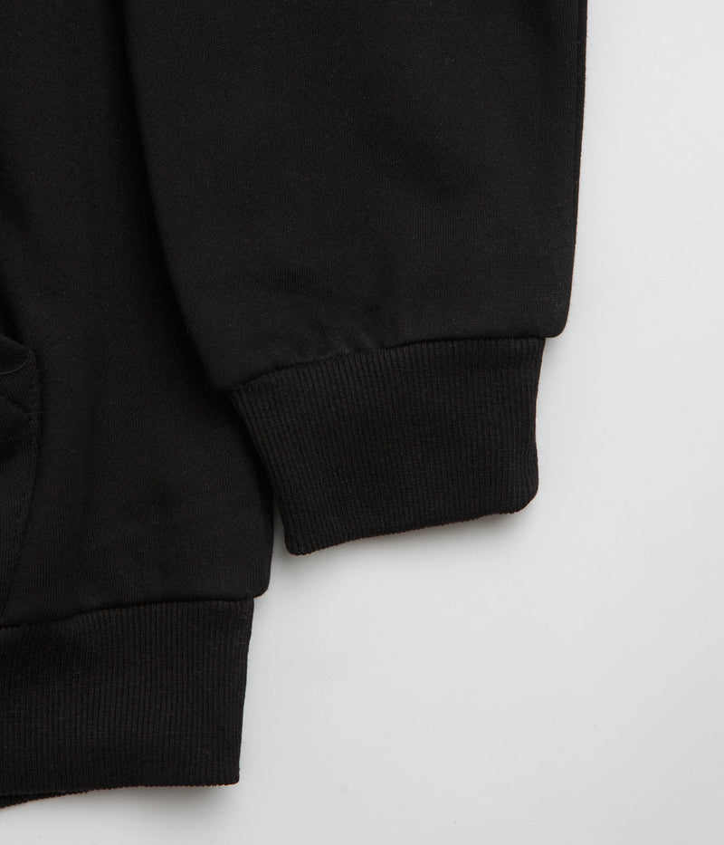 Butter Goods Swirl Hoodie in Black and Purple