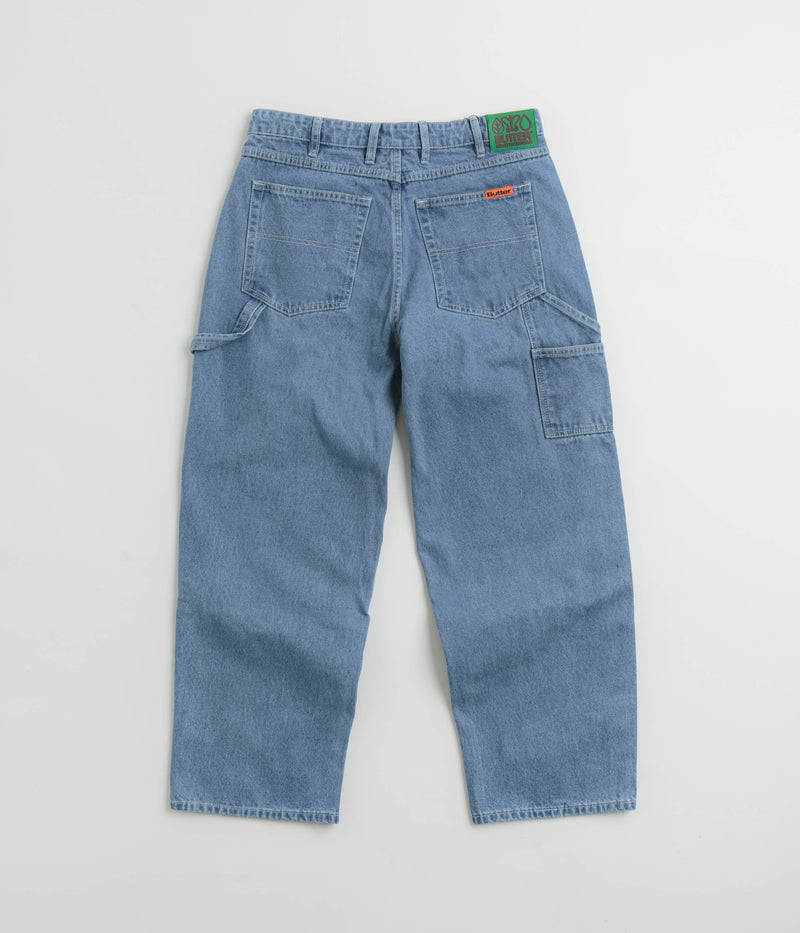 Butter Goods Weathergear Heavyweight Jeans in Mid Blue