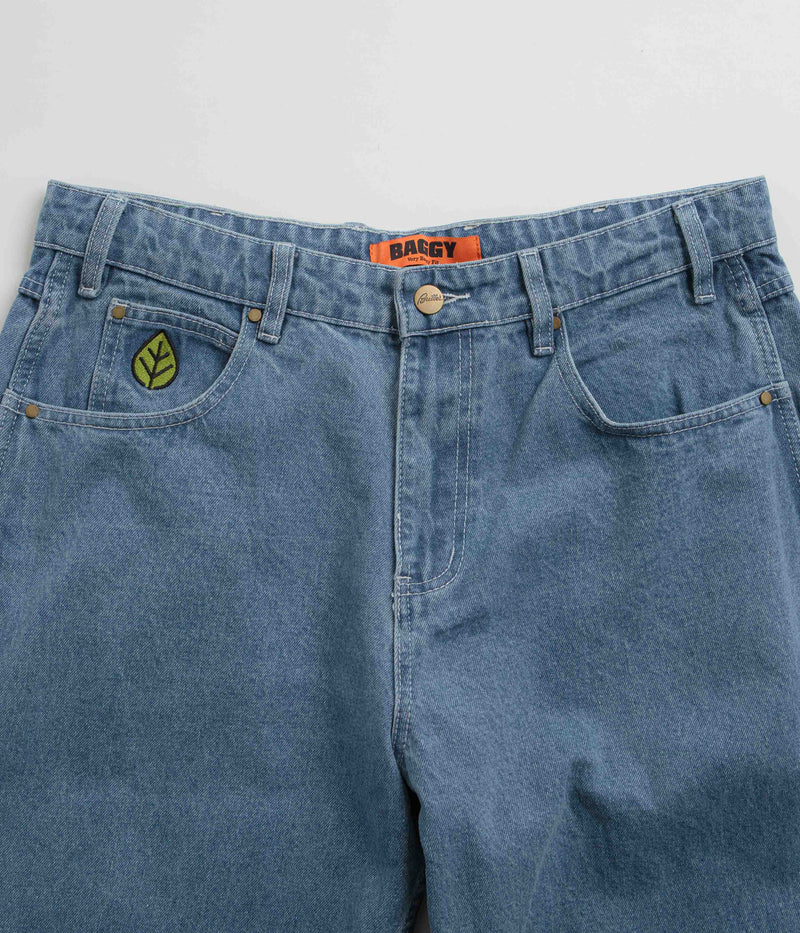 Butter Goods Weathergear Heavyweight Jeans in Mid Blue