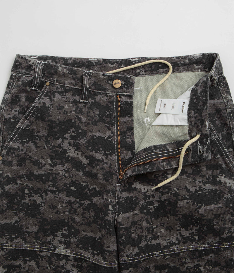Butter Goods Work Pants in Dark Digital Camo