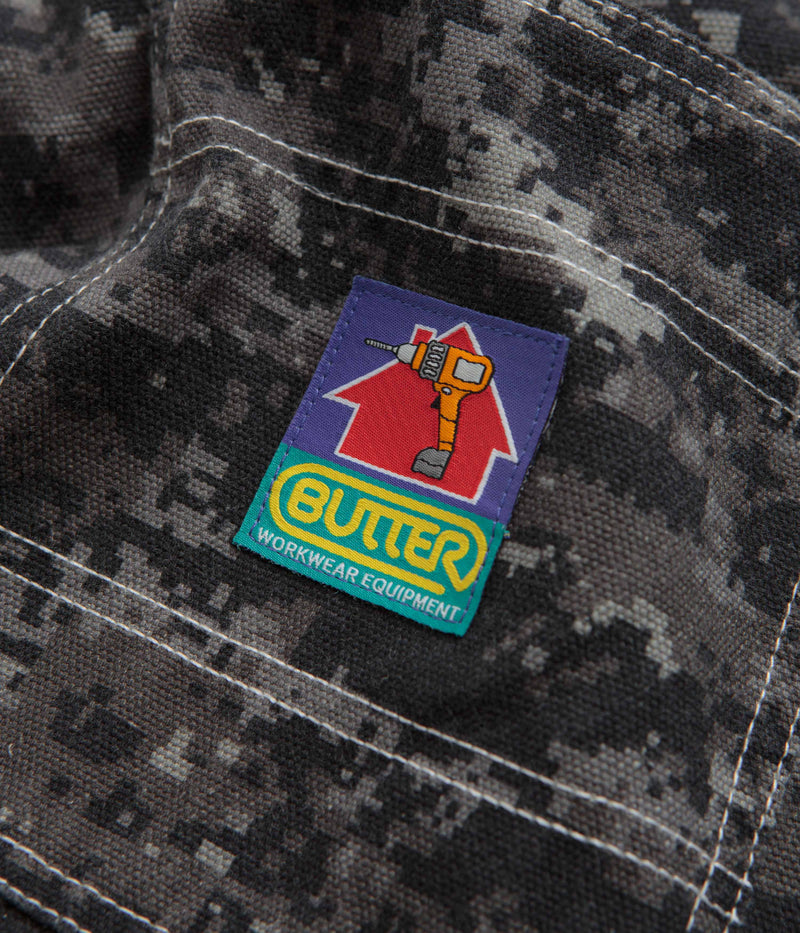Butter Goods Work Pants in Dark Digital Camo