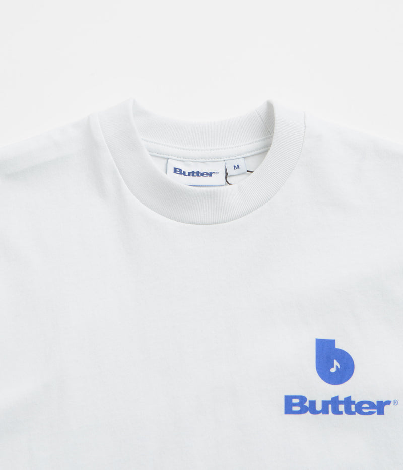 Butter Goods x Blue Note Finest Logo T-Shirt in White