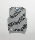 Butter Goods x Blue Note Indestructible Knitted Vest in Heather Grey