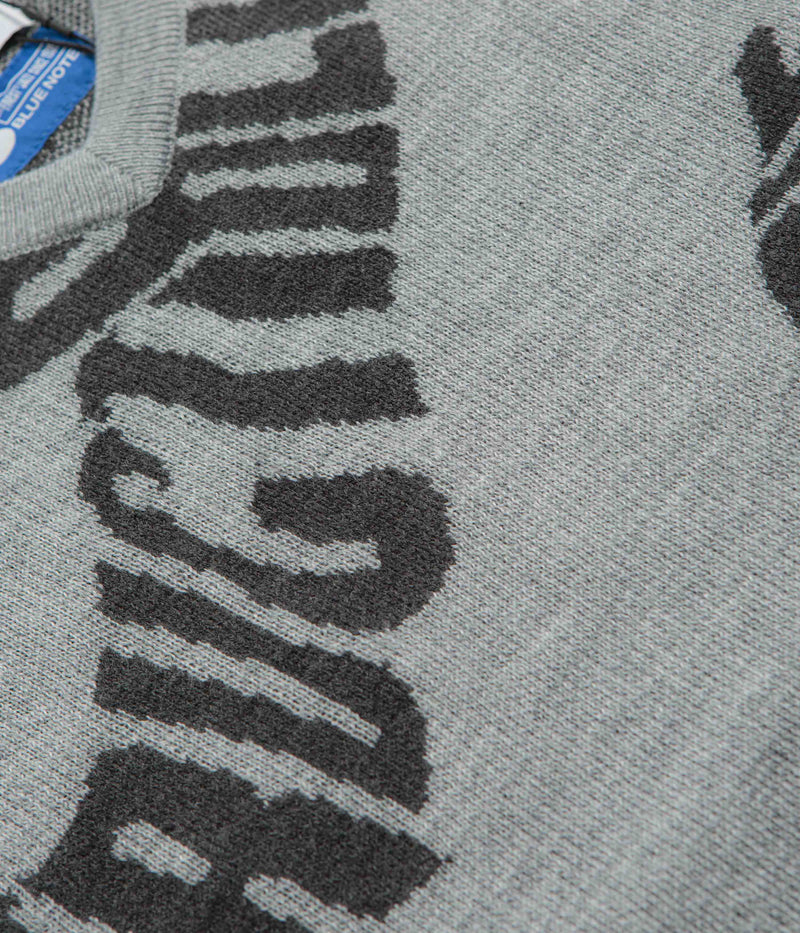 Butter Goods x Blue Note Indestructible Knitted Vest in Heather Grey