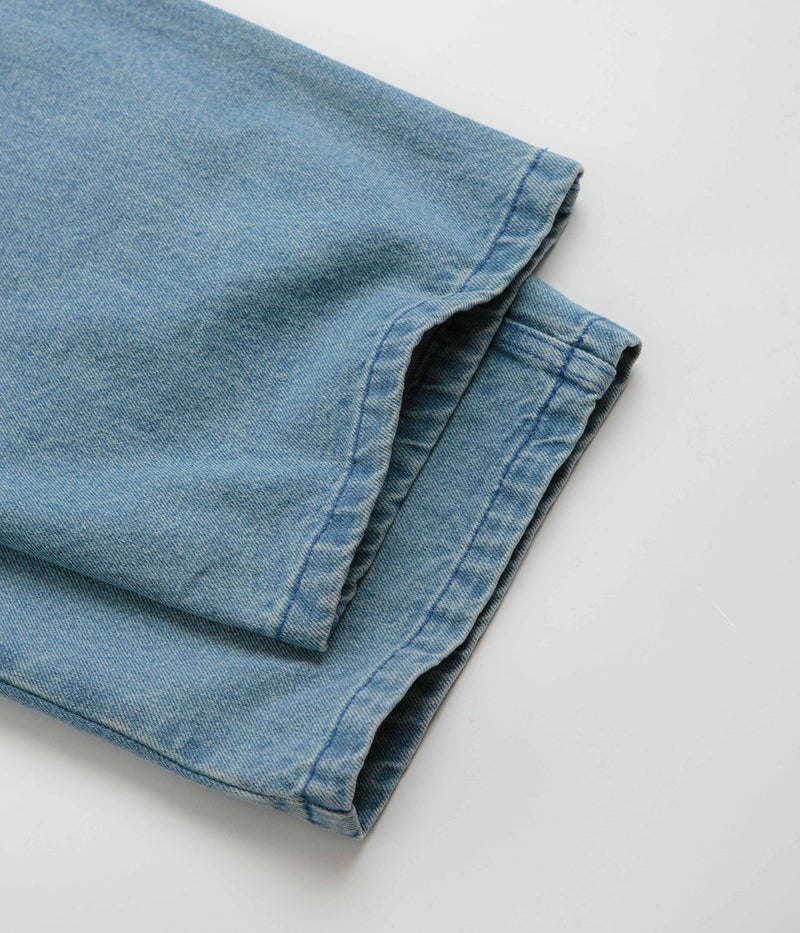 Butter Goods x Blue Note Pleated Jeans in Washed Indigo