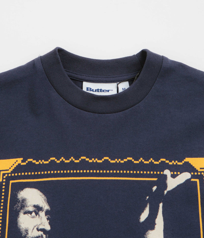Butter Goods x Blue Note Una Mas T-Shirt in Navy